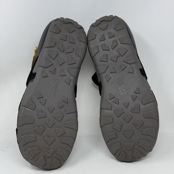 Teva Flintwood Sandals Mens 10 Black Mesh Hiking Water Ankle Strap Hook Loop main image 5